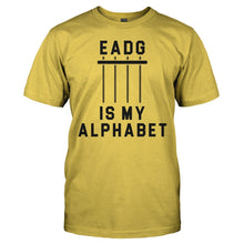 Load image into Gallery viewer, EADG is My Alphabet - T Shirt - EADG_is_my_Alphabet_-_men_-_yellow