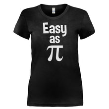 Load image into Gallery viewer, Easy As Pi - T Shirt - EASY_AS_PI-_Ladies_-_Black