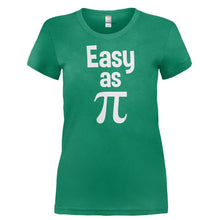 Load image into Gallery viewer, Easy As Pi - T Shirt - EASY_AS_PI-_Ladies_-_Kelly_Green