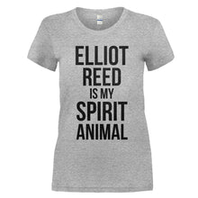 Load image into Gallery viewer, Elliot Reed Is My Spirit Animal - T Shirt - ELLIOT-REED-IS-MY-SPIRIT-ANIMAL---womens-grey
