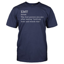 Load image into Gallery viewer, EMT - The First Person You See - T Shirt - EMT_-_The_First_Person_You_See_men_navy