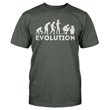 Load image into Gallery viewer, Evolution - Computer - T Shirt - EVOLUTION_-_COMPUTER_-_Men_-_charcoal