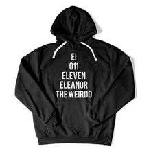 Load image into Gallery viewer, El, 011, Eleven, Eleanor, The Weirdo - T Shirt - El_hoodie_black