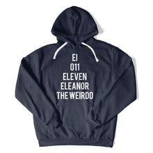 Load image into Gallery viewer, El, 011, Eleven, Eleanor, The Weirdo - T Shirt - El_hoodie_navy
