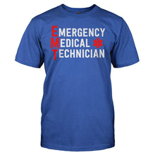 Load image into Gallery viewer, Emergency Medical Technician - T Shirt - Emergency_Medical_Technician_men_royal