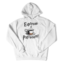 Load image into Gallery viewer, Espresso Patronum! - T Shirt - Espresso_Patronum_hoodie_white