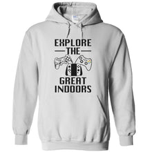 Load image into Gallery viewer, Explore The Great Indoors - T Shirt - Explore_The_Great_Indoors_-_hoodie_-_white