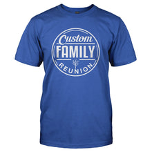 Load image into Gallery viewer, Family Reunion - Circle - Personalized - T Shirt - FAMILY_REUNION_-_CIRCLE_-_PERSONALIZED_-_Men_-_Royalblue