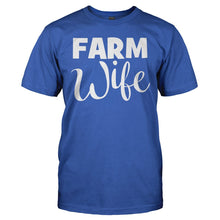 Load image into Gallery viewer, Farm Wife - T Shirt - FARM_WIFE_-_Men_-_royalblue