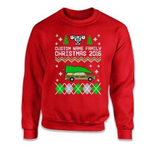 Load image into Gallery viewer, (Custom) Family Christmas -  FAT-574 - T Shirt - FAT-574-Crewneck-_Red