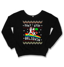 Load image into Gallery viewer, Don't Stop Believin' - FAT-606 - T Shirt - FAT-606-Slouchy