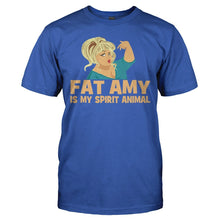 Load image into Gallery viewer, Fat Amy Is My Spirit Animal - T Shirt - FAT_AMY_IS_MY_SPIRIT_ANIMAL_-_men_-_royal