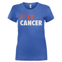 Load image into Gallery viewer, F*Ck Cancer - T Shirt - FCK_CANCER-_Ladies_-_Royal