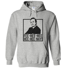 Load image into Gallery viewer, Fee-hee-hee-hee-hee-nay! - T Shirt - FEE-HEE-HEE-HEE-HEE-NAY_-_hoodies_-_heathergrey