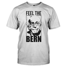 Load image into Gallery viewer, Feel The Bern - T Shirt - FEEL_THE_BERN_-_men_-_white