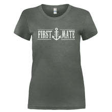 Load image into Gallery viewer, First Mate - T Shirt - FIRST_MATE-_Ladies_-_Charcoal