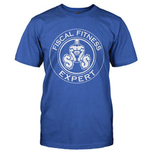 Load image into Gallery viewer, Fiscal Fitness Expert - T Shirt - FISCAL_FITNESS_EXPERT-_Men_-_Royal