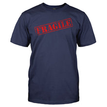 Load image into Gallery viewer, Fragile Stamp - T Shirt - FRAGILE_STAMP_-_men_-_navy