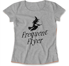 Load image into Gallery viewer, Frequent Flyer - T Shirt - FREQUENT_FLYER_-_women_-_heather_grey