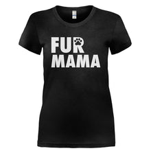 Load image into Gallery viewer, Fur Mama - T Shirt - FUR_MAMA-_Ladies_-_Black