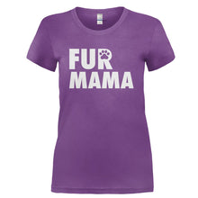 Load image into Gallery viewer, Fur Mama - T Shirt - FUR_MAMA-_Ladies_-_Purple