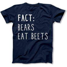 Load image into Gallery viewer, Fact: Bears Eat Beets - T Shirt - Fact_Bears_Eat_Beets_men_navy