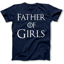 Load image into Gallery viewer, Father Of Girls - T Shirt - Father_Of_Girls_men_navy