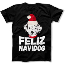 Load image into Gallery viewer, Felize Navidog - T Shirt - Felize_Navidog_men_black