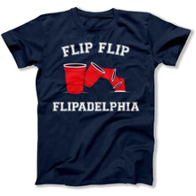 Load image into Gallery viewer, Flip Flip Flipadelphia - T Shirt - Flip_Flip_Flipadelphia_men_navy