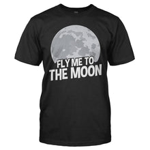 Load image into Gallery viewer, Fly Me To The Moon - T Shirt - Fly_Me_To_The_Moon_men_black