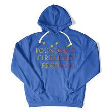 Load image into Gallery viewer, Founder's Firelight Festival - T Shirt - Founder_s_Firelight_Festival_hoodie_royal