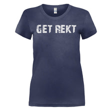 Load image into Gallery viewer, Go Hard or Go Home - T Shirt - GET_REKT_-_Ladies_-_navyblue_5fce0a69-112d-431e-828f-212af97f0876