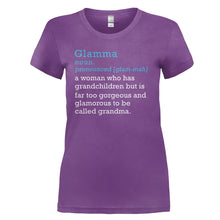 Load image into Gallery viewer, Glamma Definition - T Shirt - GLAMMA_DEFINITION_-_Ladies_-_Purple