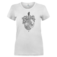 Load image into Gallery viewer, Gloves and Roses - T Shirt - GLOVES_AND_ROSES-_Ladies_-_White