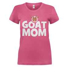 Load image into Gallery viewer, Goat Mom - T Shirt - GOAT_MOM_-_Ladies_-_pink