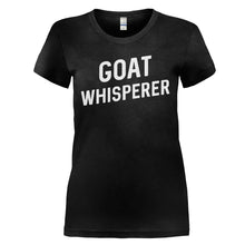 Load image into Gallery viewer, Goat Whisperer - T Shirt - GOAT_WHISPERER_-_Ladies_-_black