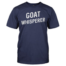 Load image into Gallery viewer, Goat Whisperer - T Shirt - GOAT_WHISPERER_-_Men_-_navyblue