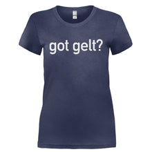 Load image into Gallery viewer, Got Gelt? - T Shirt - GOT_GELT-_Ladies_-_Navy