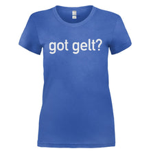 Load image into Gallery viewer, Got Gelt? - T Shirt - GOT_GELT-_Ladies_-_Royal
