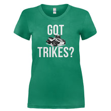 Load image into Gallery viewer, Got Trikes? - T Shirt - GOT_TRIKES-_Ladies_-_Kelly_Green