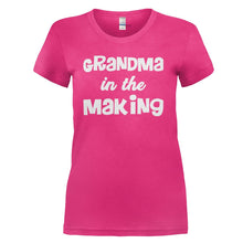 Load image into Gallery viewer, Grandma In The Making - T Shirt - GRANDMA_IN_THE_MAKING_-_Ladies_-_pink
