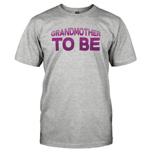 Load image into Gallery viewer, Grandmother To Be - T Shirt - GRANDMOTHER_TO_BE_-_Men_-_heathergrey