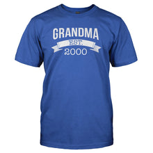 Load image into Gallery viewer, Grandma Established (Year) - Personalized - T Shirt - GRANDPA_ESTABLISHED_YEAR_-_PERSONALIZED_-_Men_-_Royalblue