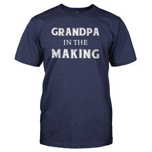 Load image into Gallery viewer, Grandpa In The Making - T Shirt - GRANDPA_IN_THE_MAKING_-_Men_-_navyblue