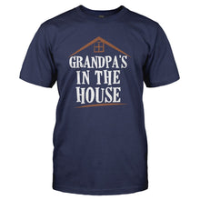 Load image into Gallery viewer, Grandpa's In The House - T Shirt - GRANDPA_S_IN_THE_HOUSE_-_Men_-_navyblue
