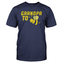 Load image into Gallery viewer, Grandpa To Bee - T Shirt - GRANDPA_TO_BEE_-_Men_-_navyblue