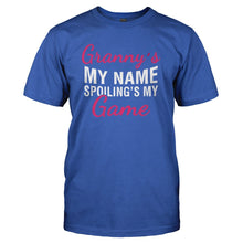 Load image into Gallery viewer, Granny's My Name. Spoiling's My Game. - T Shirt - GRANNY_S_MY_NAME_SPOILING_S_MY_GAME_-_Men_-_royalblue
