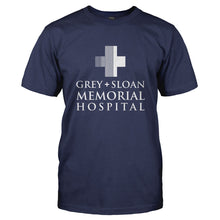 Load image into Gallery viewer, Grey + Sloan Memorial Hospital - T Shirt - GREY_SLOAN_MEMORIAL_HOSPITAL-_Men_-_Navy