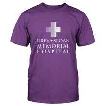 Load image into Gallery viewer, Grey + Sloan Memorial Hospital - T Shirt - GREY_SLOAN_MEMORIAL_HOSPITAL-_Men_-_Purple