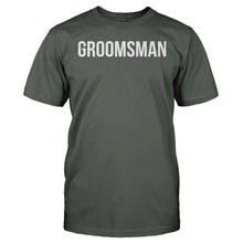 Load image into Gallery viewer, Groomsman - T Shirt - GROOMSMAN_-_Men_-_charcoal